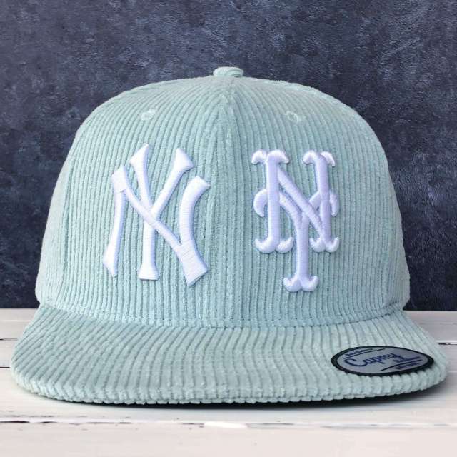 Snapback Cap - CMC-2066( Custom Light Blue 6 Panel Mesn Deep Crown Corudroy Hat Corduroy Snapback Cap Manufacturer )