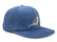 Snapback Cap - CMC-2078 ( New Coming Light Blue Corduroy Bird Embroidery Logo 6 Panel Snapback Cap Hat Supplier)