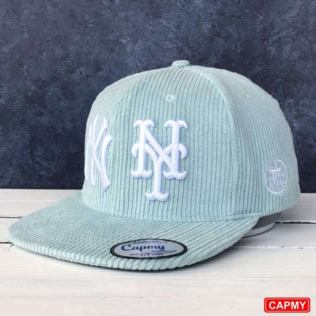 Snapback Cap - CMC-2066( Custom Light Blue 6 Panel Mesn Deep Crown Corudroy Hat Corduroy Snapback Cap Manufacturer )
