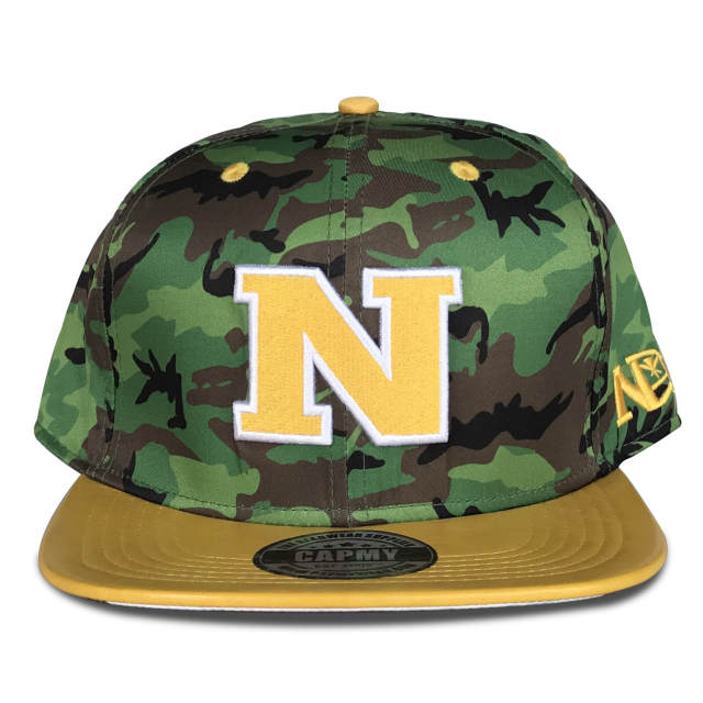 Snapback Cap - CMC-2112 ( Custom Mens Outdoor Camo Crown Embroidery Logo High Profile 6 Panel Snapback Cap Hat Supplier)