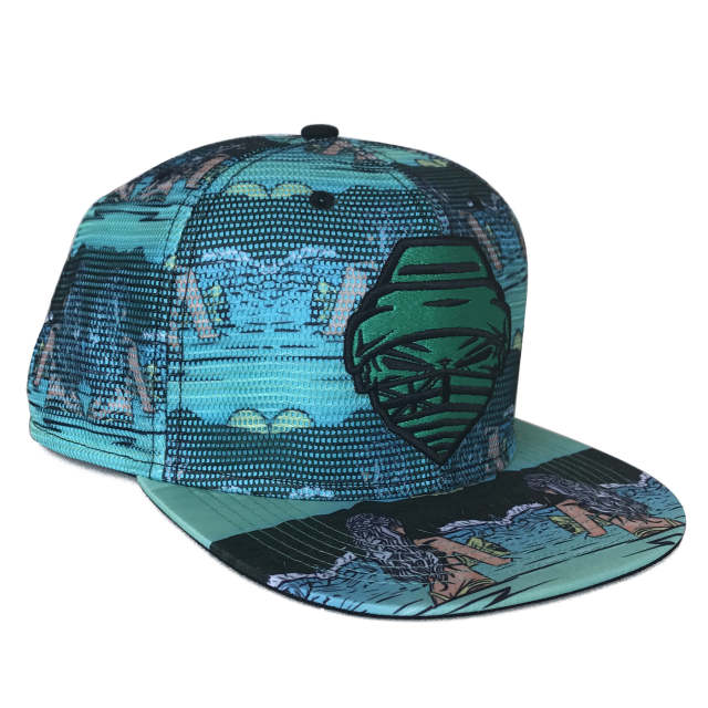 Snapback Cap - CMC-2122 ( Hip Hop Custom Design Hawaii Sublimation Printing Deep Crown 6 Panel Snapback Cap Hat Supplier )