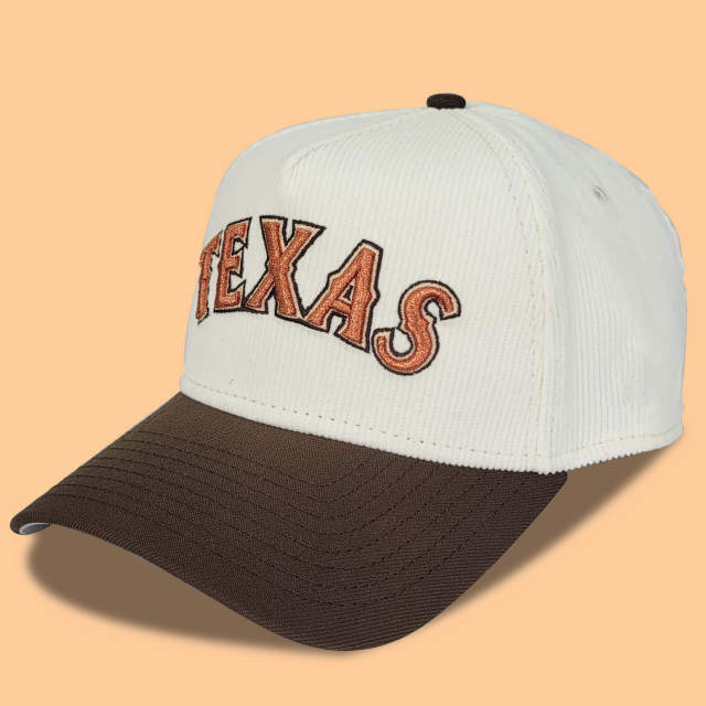 Baseball Cap - CMC-1098 (100% Cotton Two Tone Dark Crown Corduroy Cap Edition 9forty A Frame Cordduroy Baseball Cap Manufacturer)