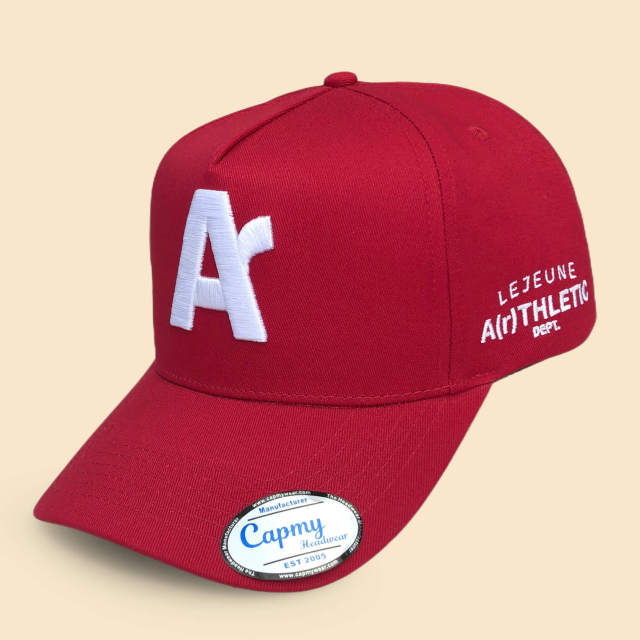 Baseball Cap - CMC-1109 (100% Cotton Premium Quality Maroon Burgundy Colour Edition 9forty A Frame Baseball Cap Supplier )
