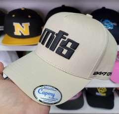 Baseball Cap - CMC-1091 (100% Cotton Tan Brown Corwn Black Visor Two Tone Edition 9forty A Frame Baseball Cap Hat )