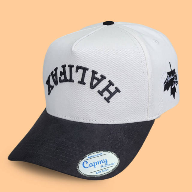 Baseball Cap - CMC-1117 (Custom Rubber PVC logo Waterproof Material Laser Cut Perforated Cap Golf Hat Manufacturer )