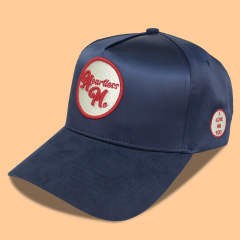 Baseball Cap - CMC-1117 (Custom Rubber PVC logo Waterproof Material Laser Cut Perforated Cap Golf Hat Manufacturer )