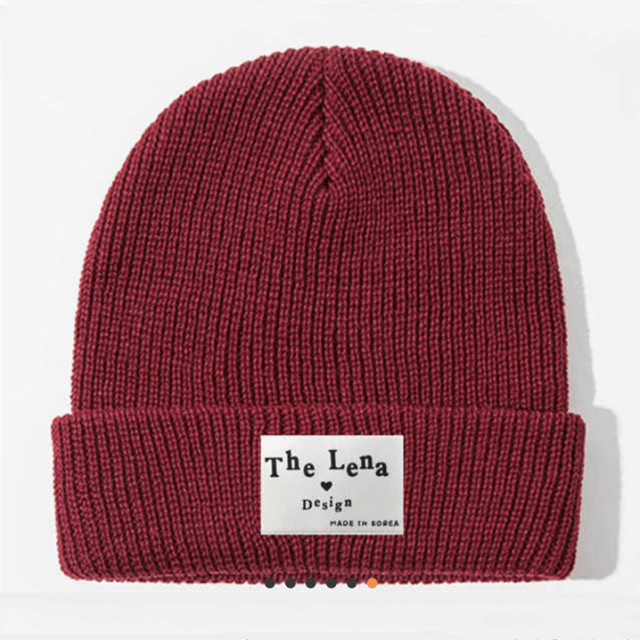 Beanie Hat - CMC-5017 (Custom Winter Cap Knitted Jacquard Embroidery Logo Warm 100% Acrylic Wool  Beanie Hat Manufacturer )