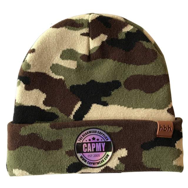 Beanie Hat - CMC-5006 (Custom Winter Cap Knitted Jacquard Embroidery Logo Warm 100% Acrylic Wool  Beanie Hat Manufacturer )
