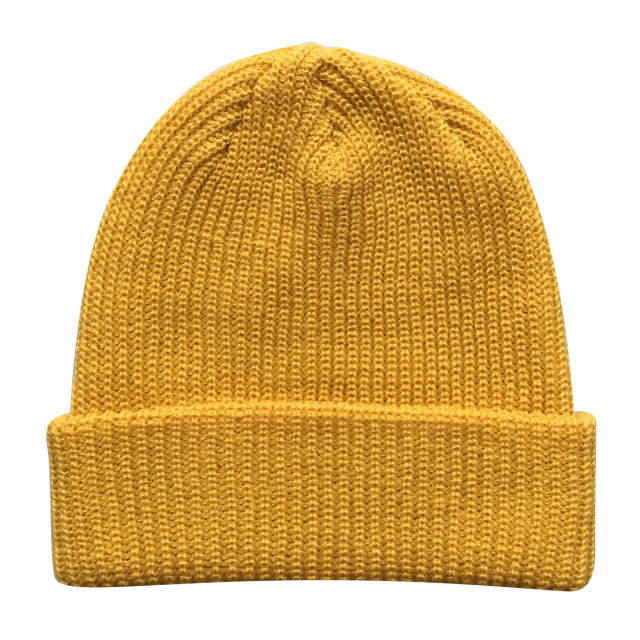 Beanie Hat - CMC-5032 (Custom Winter Cap Knitted Jacquard Embroidery Logo Warm 100% Acrylic Wool  Beanie Hat Manufacturer )