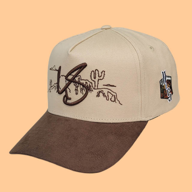 Baseball Cap - CMC-1100(100% Cotton Brown Cotton With Dark Brown Suede Visor Two Tone Edition 9forty A Frame Baseball Cap Supplier)