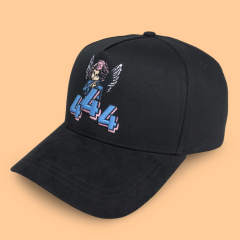 Baseball Cap - CMC-1101 (Custom 100% Black Suede Crown 9forty A Frame Suede Dandy Hats Style Mens Baseball Cap Manufacturer )