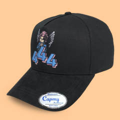 Baseball Cap - CMC-1101 (Custom 100% Black Suede Crown 9forty A Frame Suede Dandy Hats Style Mens Baseball Cap Manufacturer )