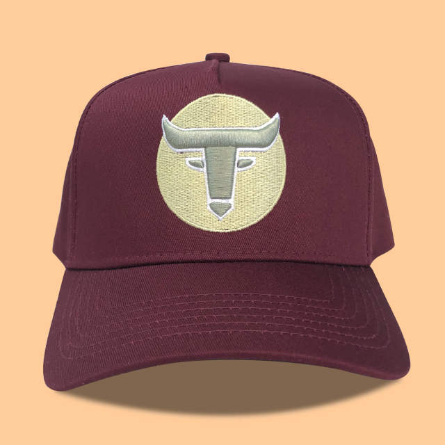 Baseball Cap - CMC-1102 (100% Cotton Maroon Burgundy Patch 3D Embroidery Logo 9forty A Frame Baseball Cap Manufacturer )