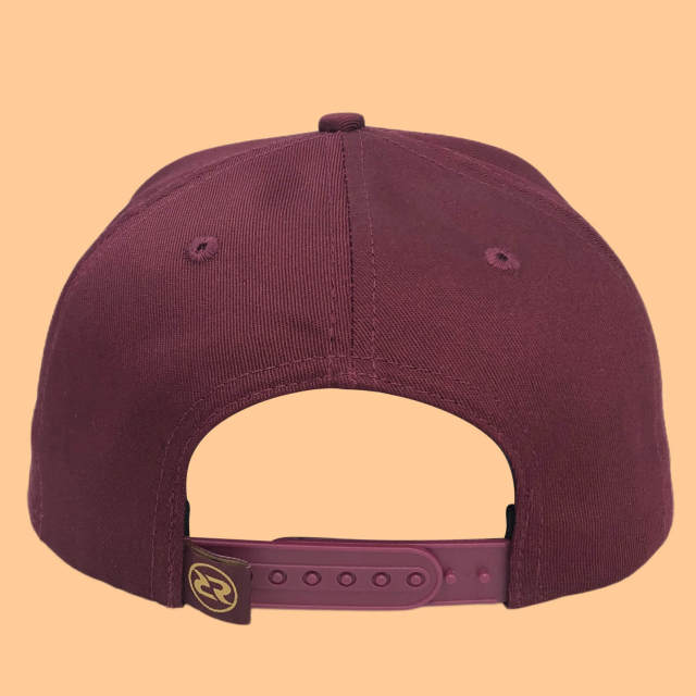 Baseball Cap - CMC-1102 (100% Cotton Maroon Burgundy Patch 3D Embroidery Logo 9forty A Frame Baseball Cap Manufacturer )