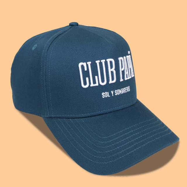 Baseball Cap - CMC-1103 (Hig Grade 100% Cotton Design Blue Embroidered 5 Panel Hat  9forty A Frame Baseball Cap Factory )