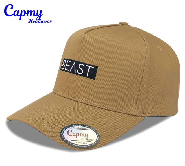 Baseball Cap - CMC-1092 (Wholesales 100% Cotton Tan Brown Corwn Middle Crown Edition 9forty A Frame Baseball Cap Manufacturer )