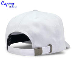 Baseball Cap - CMC-1094 (Customized 100% Cotton White Colour 3D Embroidery Logo A Frame Baseball Cap Supplier  )