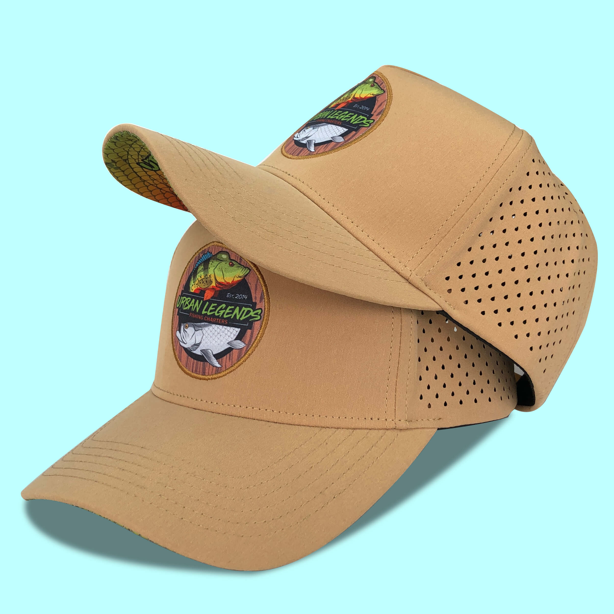 Custom Golf Hats - Waterproof 5 Panel Golf Caps for Men