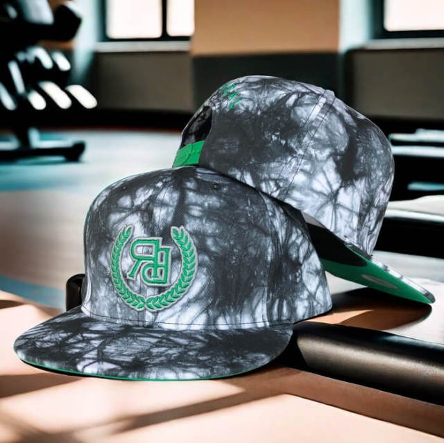Snapback Cap - CMC-2146 ( Customize Flat Brim Mesh Middle Crown 6 Panel Snapback Cap Hat Factory)
