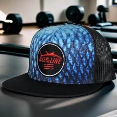 Snapback Cap - CMC-2146 ( Customize Flat Brim Mesh Middle Crown 6 Panel Snapback Cap Hat Factory)