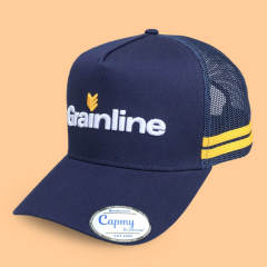 Trucker Hat - CMC-3314 ( Custom Logo Brown Deep Crown High Profile Australia Country Trucker Caps 5 Panel Trucker Hat Manufacturer )