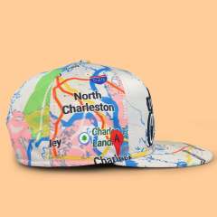 Snapback Cap - CMC-2148 ( New Design Sublimation Printing Middle Crown Men's 6 Panel Snapback Cap Hat Manufacturer)