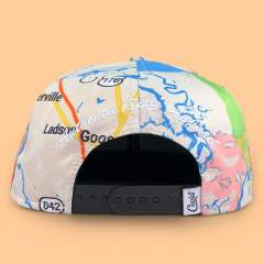 Snapback Cap - CMC-2148 ( New Design Sublimation Printing Middle Crown Men's 6 Panel Snapback Cap Hat Manufacturer)