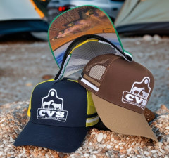 Trucker Hat - CMC-3338 (Custom Embroidery Leather Patch Side Stripes Western Trucker Hat Australia Country Trucker Caps Manufacturer )