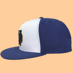 Snapback Cap - CMC-2142( Customize Design Two Tone 3D Embroidery Logo Guam Deep Crown 6 Panel Snapback Cap Hat Manufacturer)