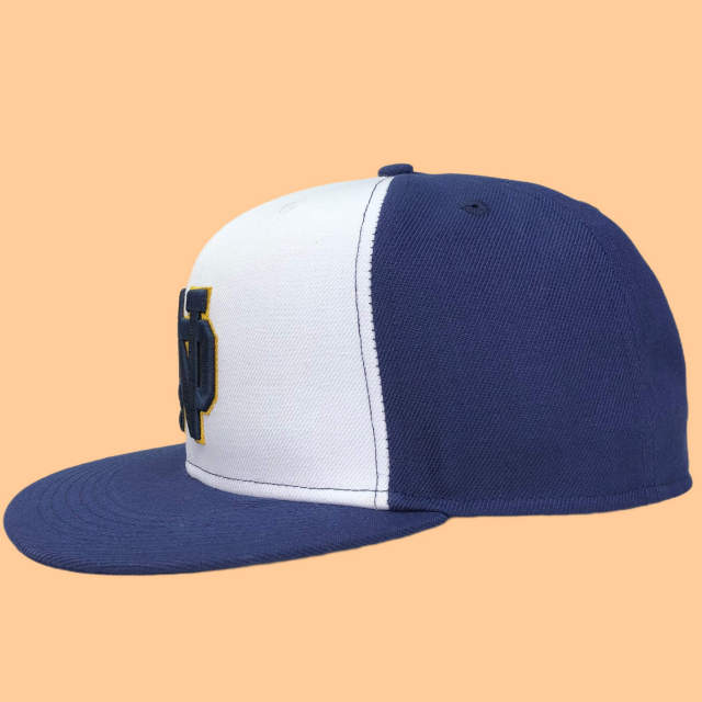 Snapback Cap - CMC-2142( Customize Design Two Tone 3D Embroidery Logo Guam Deep Crown 6 Panel Snapback Cap Hat Manufacturer)