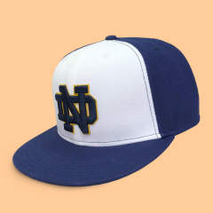 Snapback Cap - CMC-2142( Customize Design Two Tone 3D Embroidery Logo Guam Deep Crown 6 Panel Snapback Cap Hat Manufacturer)