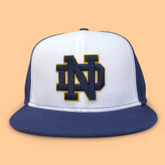 Snapback Cap - CMC-2142( Customize Design Two Tone 3D Embroidery Logo Guam Deep Crown 6 Panel Snapback Cap Hat Manufacturer)