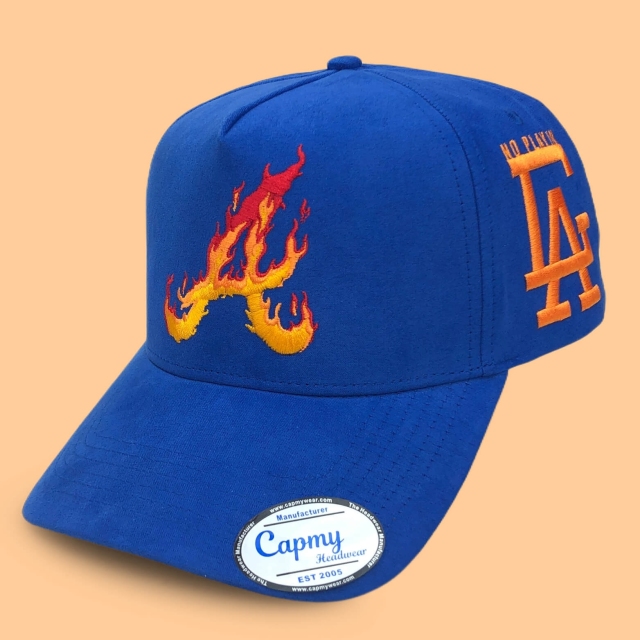 Baseball Cap - CMC-1160 (Custom 100% Black Suede Crown 9forty A Frame Suede Dandy Hats Style Mens Baseball Cap Manufacturer )