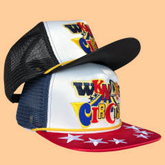 Snapback Cap - CMC-2152 ( High Quality Two Tone Satin Middle  Crown 5 Panel Snapback Cap Hat Supplier)