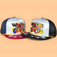 Snapback Cap - CMC-2152 ( High Quality Two Tone Satin Middle  Crown 5 Panel Snapback Cap Hat Supplier)