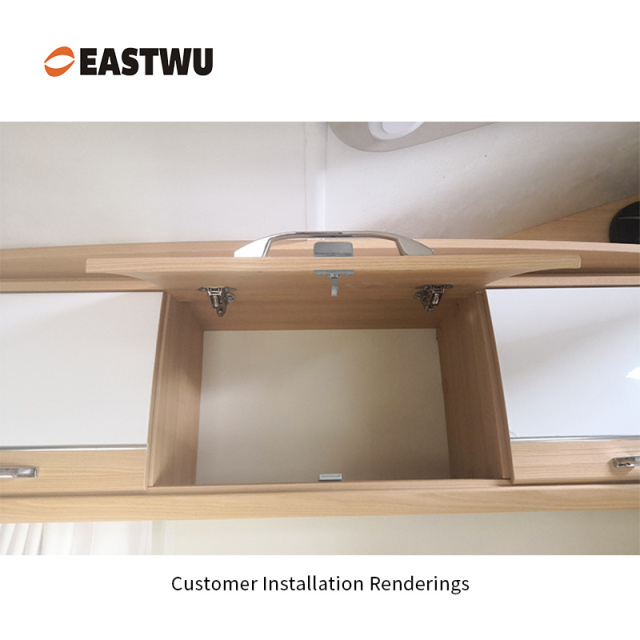 Gray Plastic Locking Mechanism Cut Outφ20mm