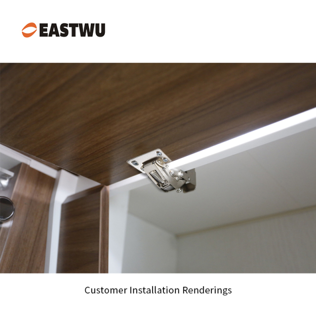 Nickel RV Caravan Motorhome Camper Van Soft Close Furniture Cupboard Door Hinges pening Angle 135°