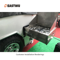 Blue Zinc Three Fold Heavy Duty Soft Close Drawer Slide Cold-rolled steel Closed Length 250-1800mm （10"-72"）