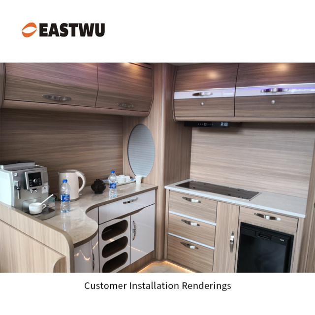 Brushed Nickel Drawer & Cabinet Door Metal Handle （Overall Length 206.6mm,C.C. 128 mm）