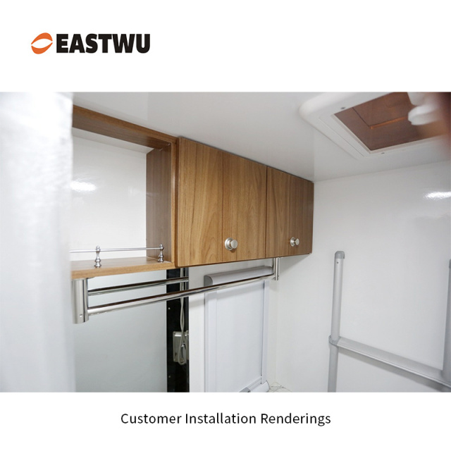 Pearl Nickel RV Caravan Campervan Kitchen Cupboard Cabinet Drawer Hardware Pulls Knobs Handles Catches Keyless Large Push button Latch Lock Cut Out 26mm