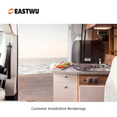 Peal Nickel RV Caravan Campervan Kitchen Cupboard Cabinet Drawer Hardware Pulls Knobs Handles Catches Keyless Large Push button Latch Lock Cut Out 26mm