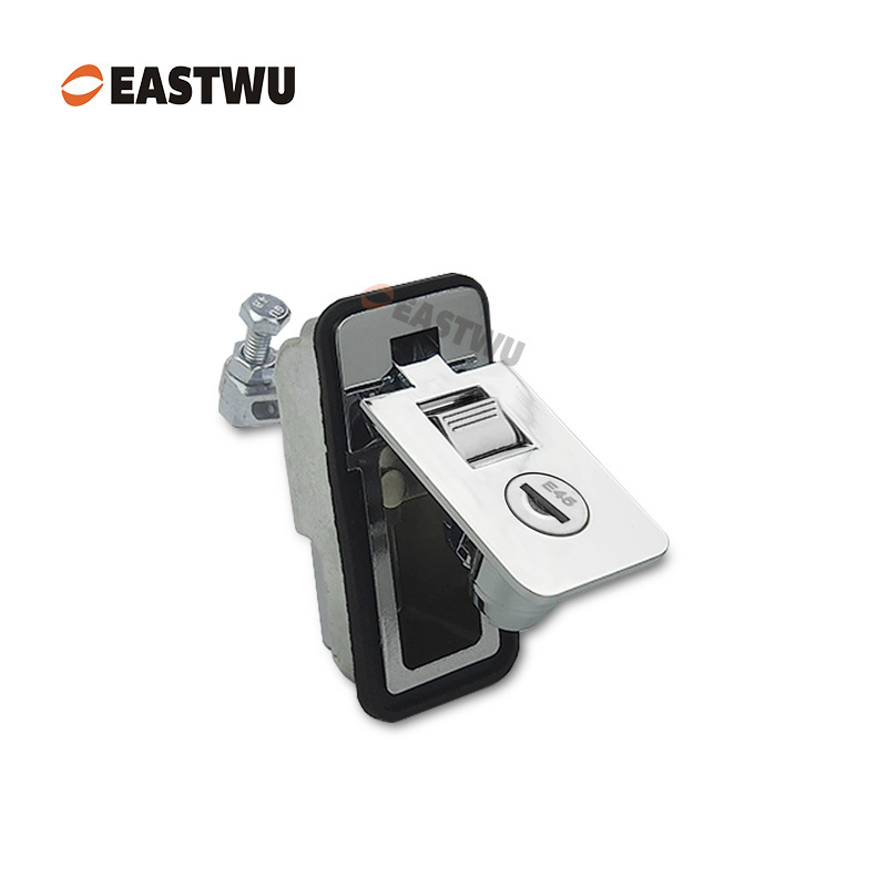 Chrome Keyed Alike Trailer Tool Box Small Compression Lock Cut Out 70*25mm