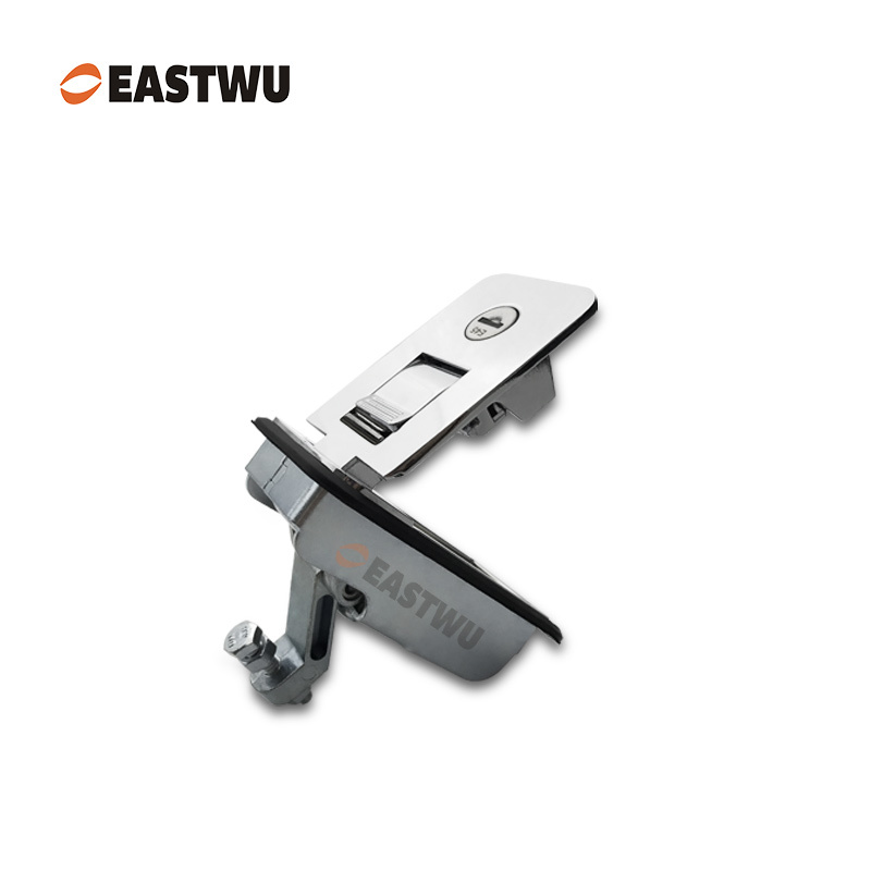 Chrome Keyed Alike Trailer Tool Box Small Compression Lock Cut Out 70*25mm