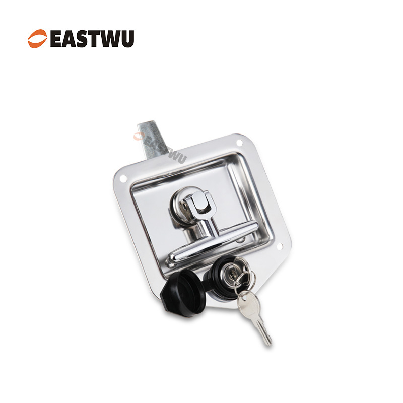 SUS304 Keyed Alike Trailer Lock Cut Out 102*93mm