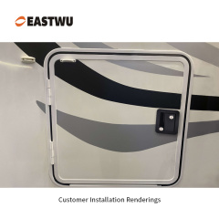 Matt Black Keyed Alike Caravan RV Motorhome Door Lock