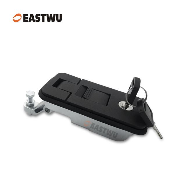 Matt Black Keyed Alike Trailer Tool Box Large Compression Lock Pressure Lever Lock