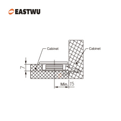 Caravan Motorhome RV Furniture Cabinet plastic Connector