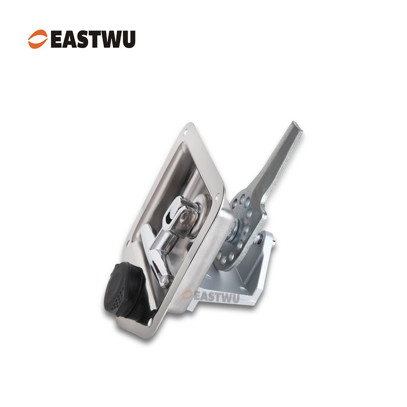 SUS304 Keyed Alike Trailer Lock Cut Out 102*93mm