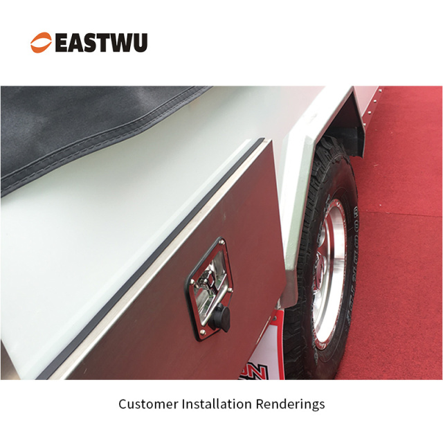 SUS304 Keyed Alike Trailer Lock Cut Out 102*93mm