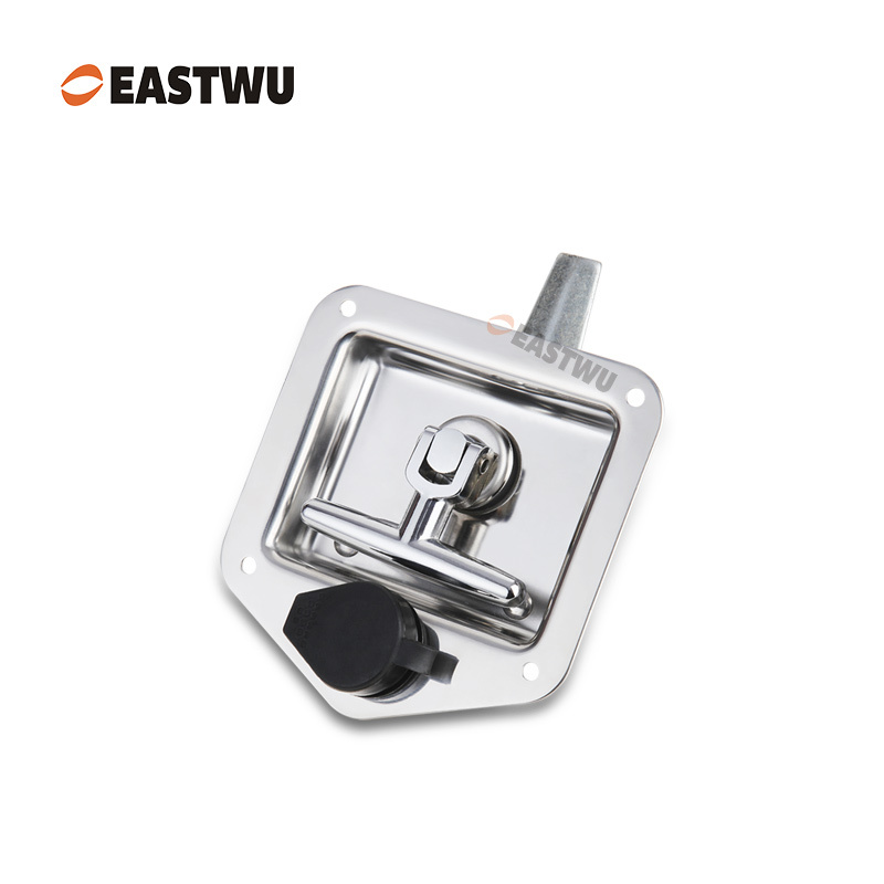 SUS304 Keyed Alike Trailer Lock Cut Out 102*93mm